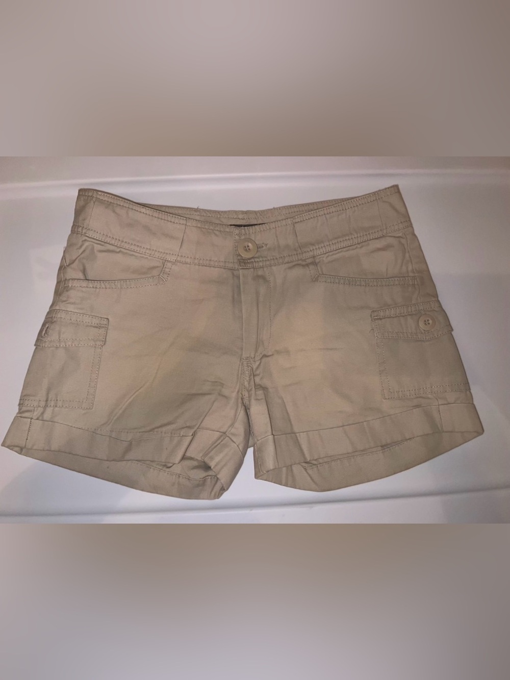 Cello Women's Khaki Casual Shorts